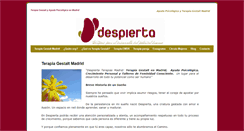 Desktop Screenshot of despiertaterapias.com